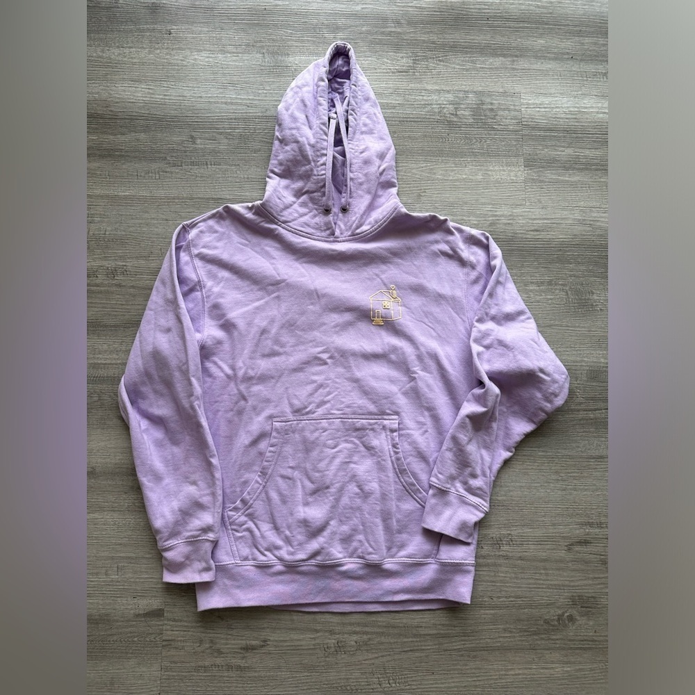 Harry Styles House Tour Official
Tracklist Purple Hoodie Lavender Size
Medium